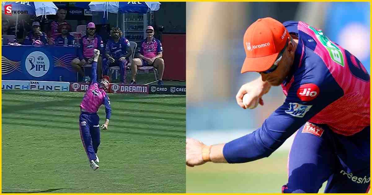 Jos Buttler: వీడియో: జోస్ బట్లర్ స్టన్నింగ్ క్యాచ్.. సింగిల్ హ్యాండ్‌తో..