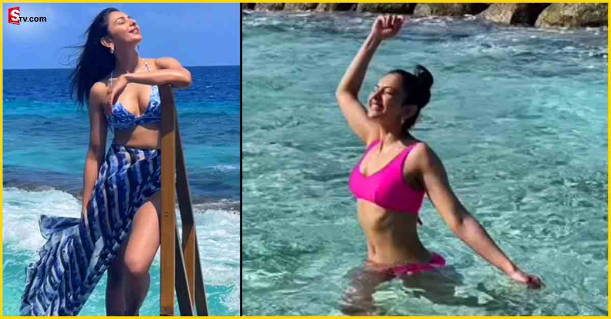 Rakul Preet: మాల్దీవ్స్ తీరంలో రకుల్ అందాల రచ్చ.. ఫోటోలు వైరల్!