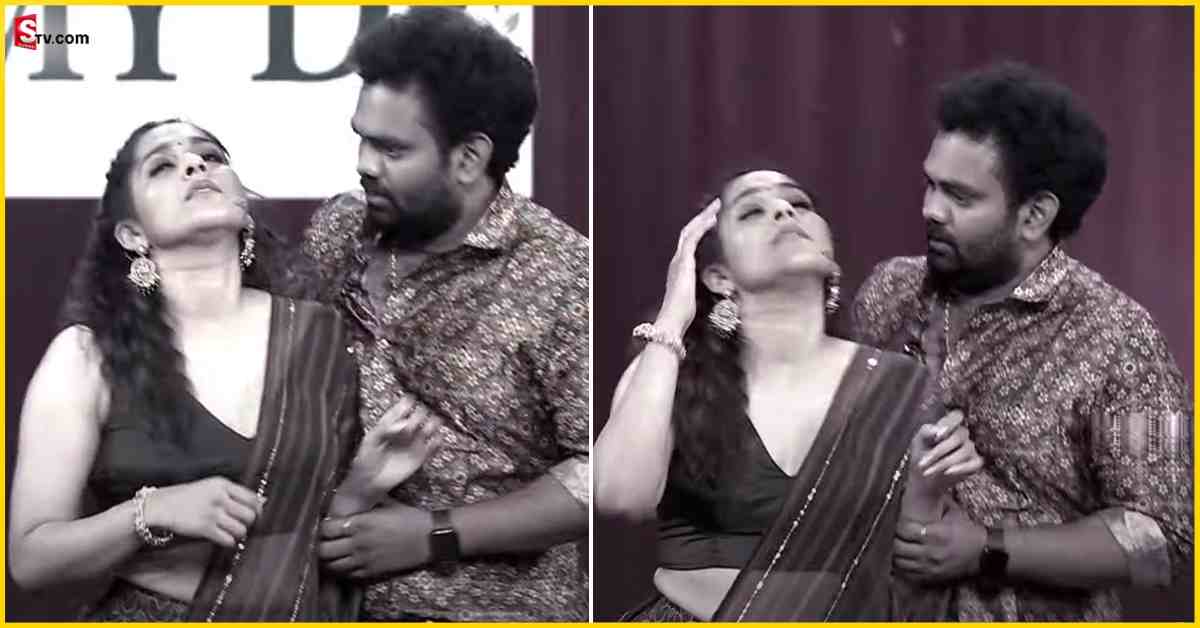Rashmi Gautam: స్టేజిపై కళ్ళు తిరిగి పడిపోయిన యాంకర్ రష్మీ.. వీడియో వైరల్!