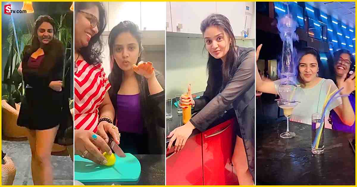 Sreemukhi: శ్రీముఖి వీకెండ్‌ జోష్‌. ఛీర్స్ కొడుతూ.. అందాల రచ్చ!