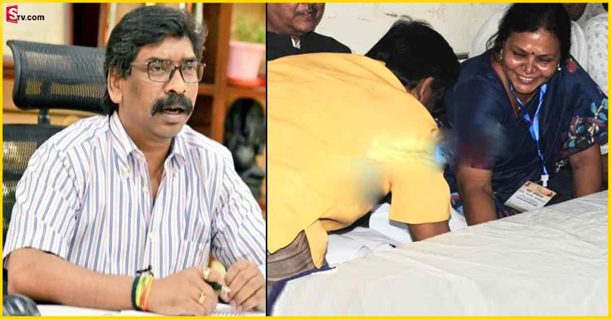 Hemant Soren: షాకింగ్‌ వీడియో.. కాంగ్రెస్‌ మహిళా ఎమ్మెల్యే కాళ్లు మొక్కిన CM!
