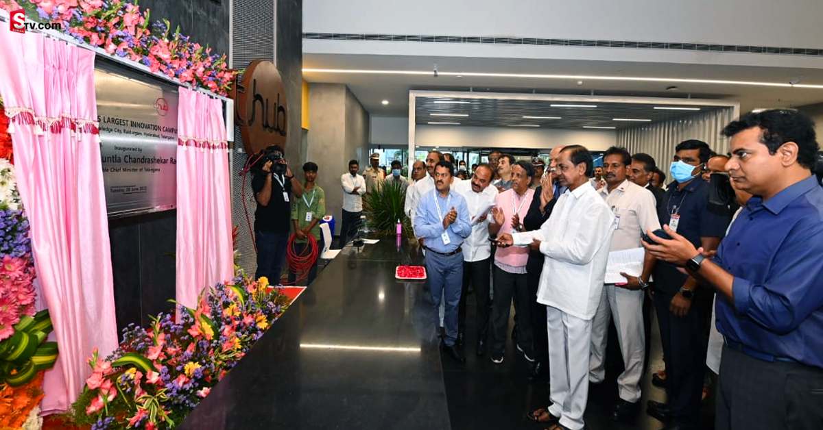 T Hub Phase 2: టీహబ్‌ 2ని ప్రారంభించిన సీఎం కేసీఆర్‌