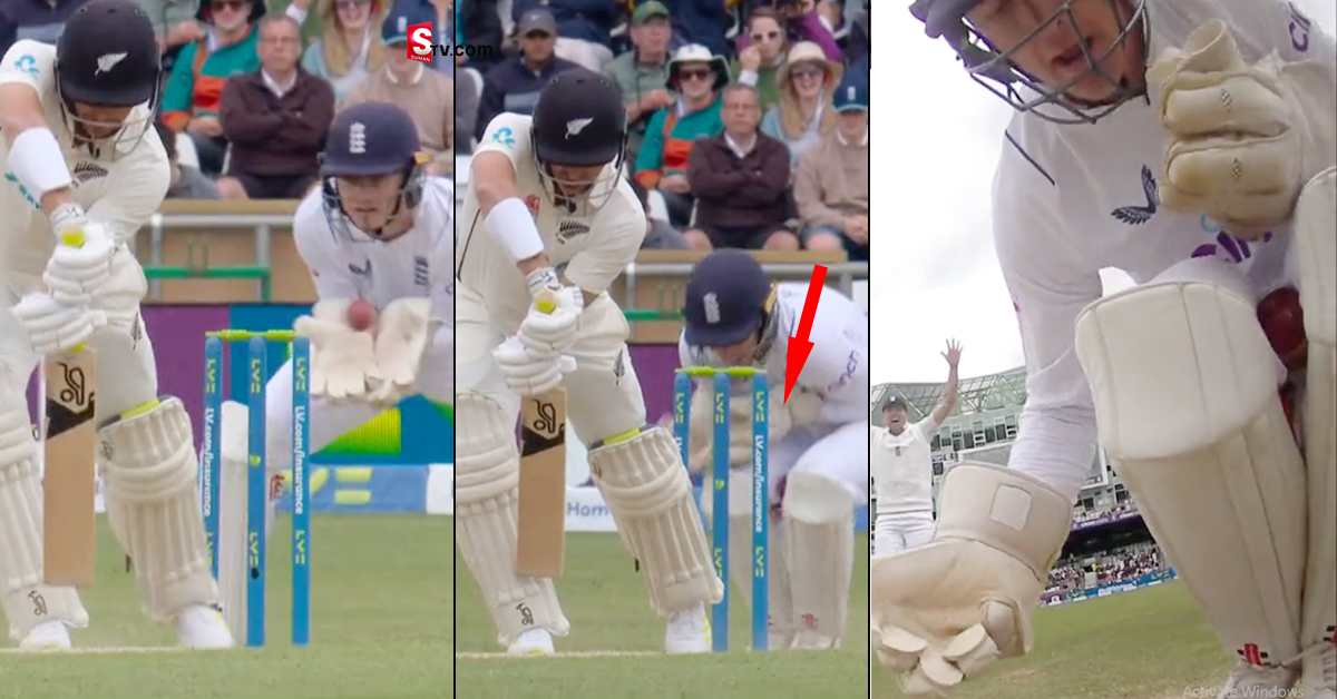 Latest Cricket News: వీడియో: చేతులతో వదిలేసి మోకాళ్లతో పట్టేశాడు!
