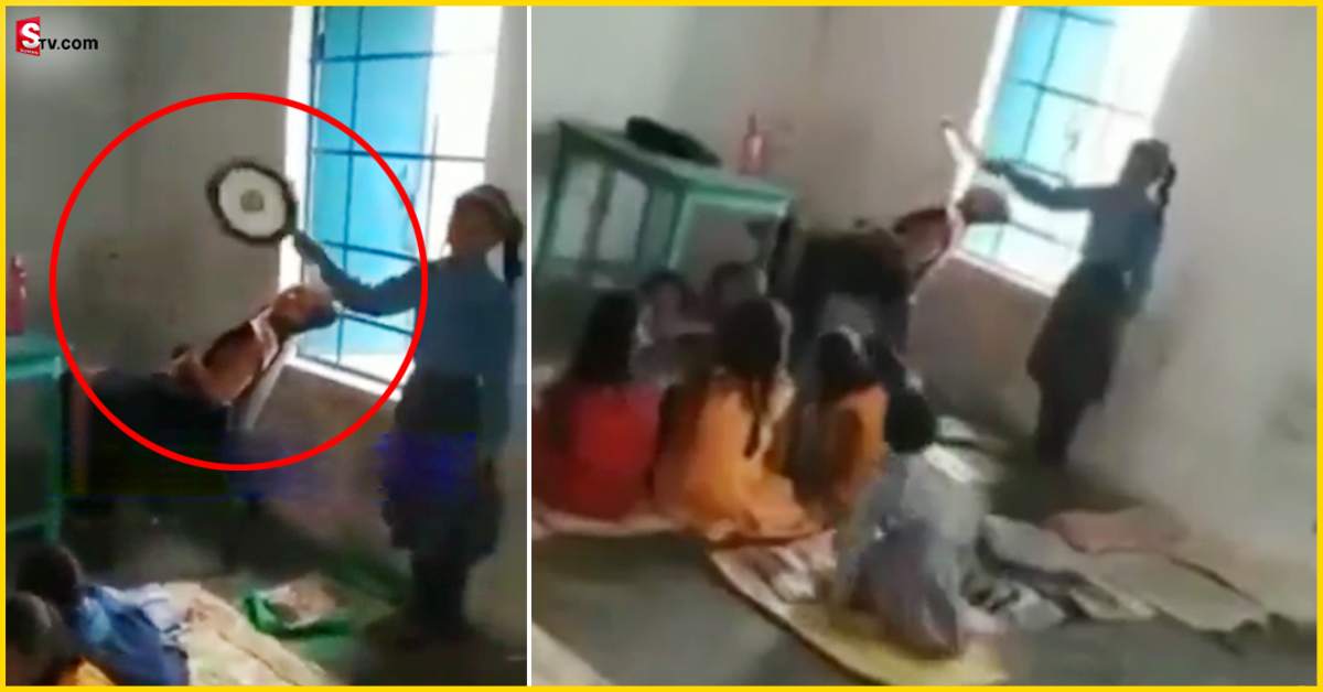 Video: క్లాస్‌ లో నిద్రపోతున్న టీచరమ్మ.. విసినకర్రతో విసురుతూ నిల్చున్న విద్యార్థిని!
