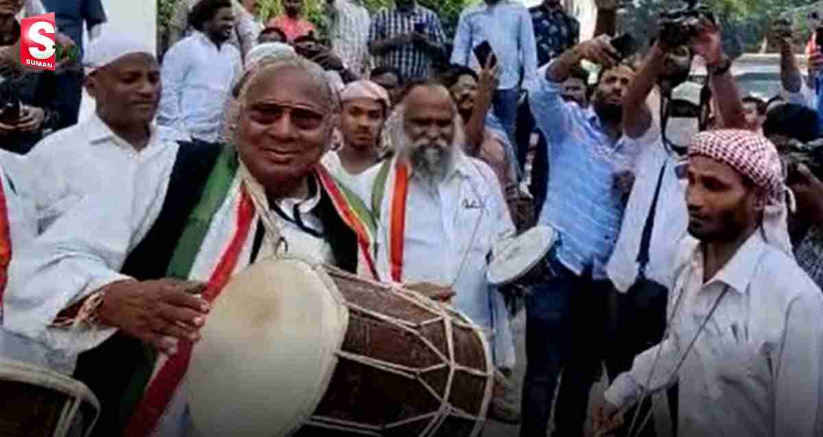 Hyderabad: డప్పు కొడుతూ కాంగ్రెస్ సీనియర్ నేత వీహెచ్ మాస్ డ్యాన్స్.. వీడియో వైరల్!