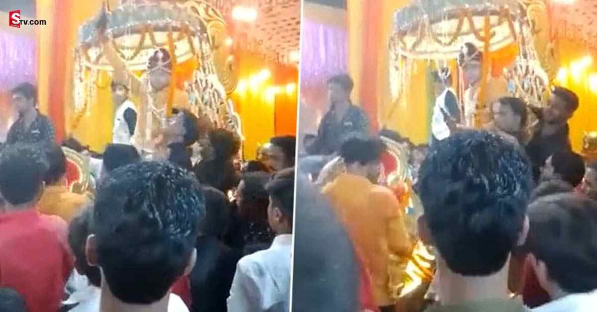 పెళ్లి వేడుకలో విషాదం.. వరుడు ఫైరింగ్.. స్నేహితుడు దుర్మరణం..! వీడియో వైరల్