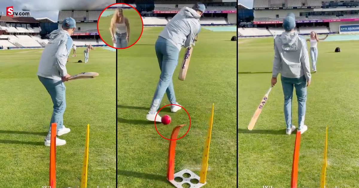 Joe Root: వీడియో: జో రూట్‌ను క్లీన్‌బౌల్డ్‌ చేసిన అందాల రాసి! ఎవరో తెలిస్తే షాక్‌ అవుతారు