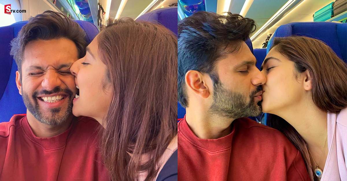 Bollywood: భర్తపై ముద్దుల వర్షం కురిపించిన నటి.. ఫోటోలు వైరల్..