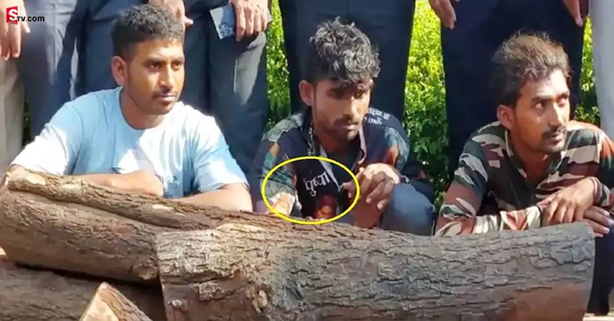 గుజరాత్‌లో పట్టుబడ్డ ఎర్రచందనం స్మగ్లర్స్! చొక్కాల మీద పుష్ప ప్రింట్‌!