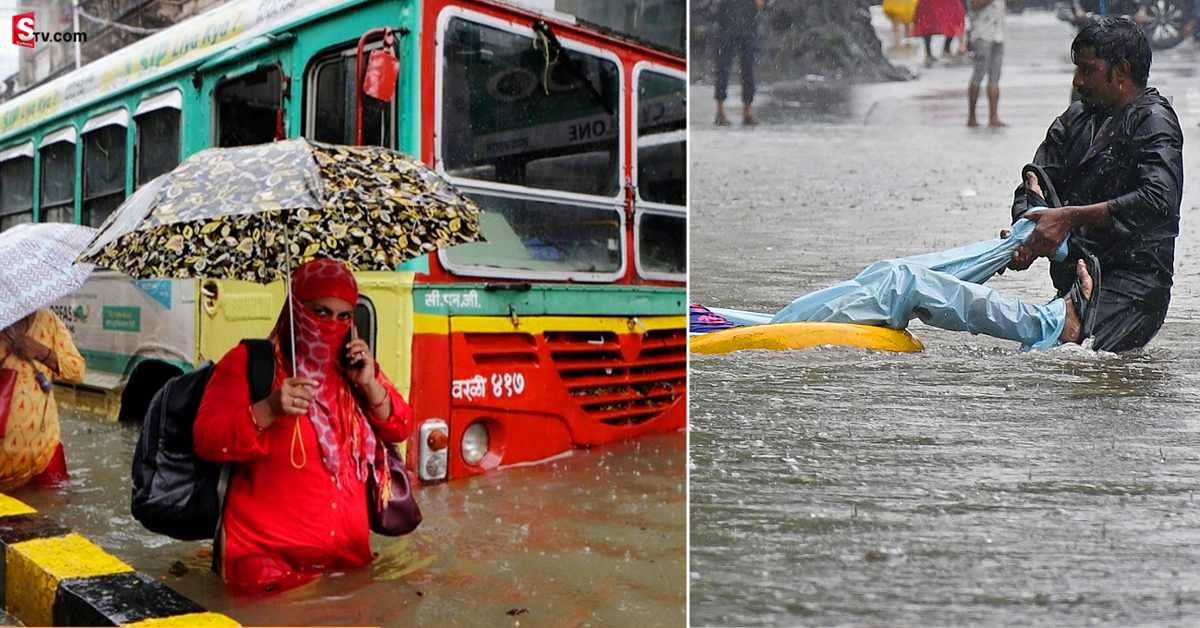 Mumbai Rains:  ముంబైని ముంచెత్తిన వానలు.. చెరువులుగా మారిన రోడ్లు!