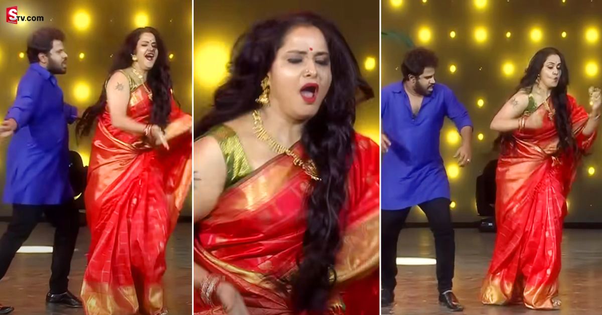 Pragathi Dance: స్టేజిపై హైపర్ ఆదితో డ్యాన్స్ చేసిన నటి ప్రగతి.. వీడియో వైరల్!