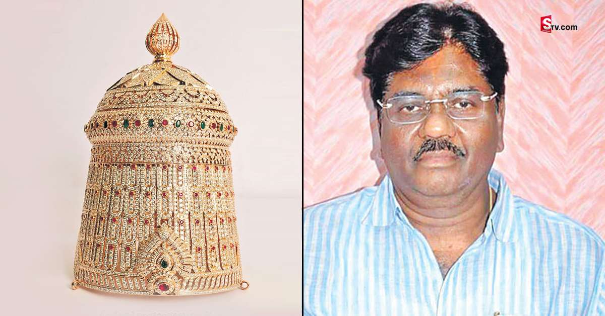 అన్నవరం సత్యదేవునికి వజ్రకిరీటం బహుకరించిన భక్తుడు!