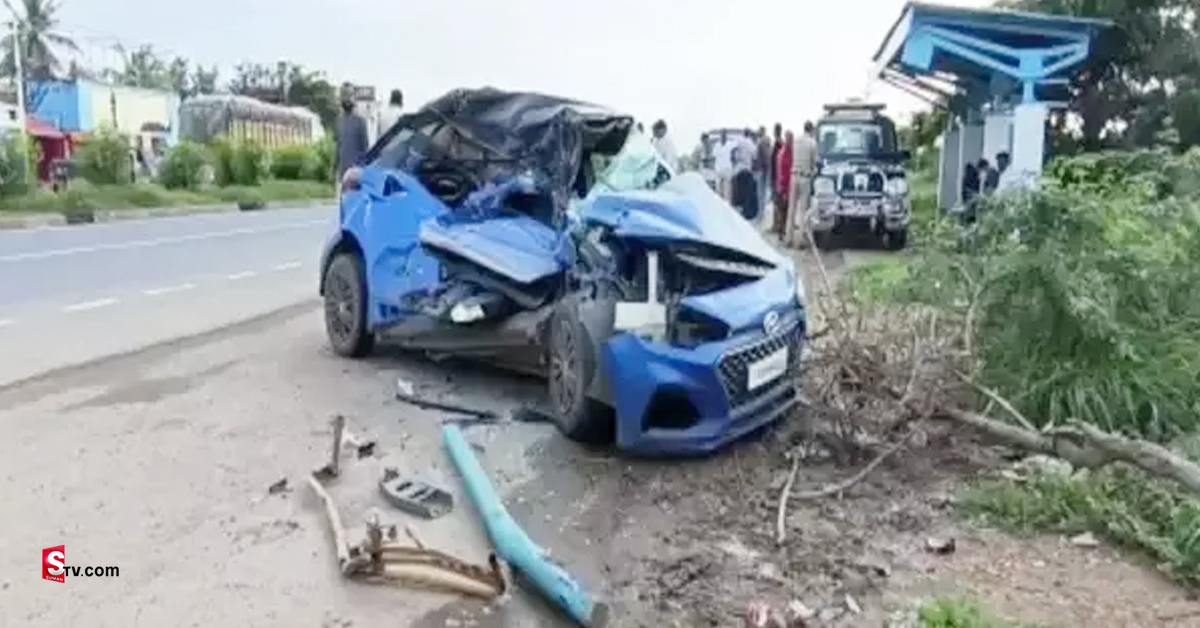 కారు కాస్తా అగ్గిపెట్టెలా నుజ్జు అయిపోయింది! ఈ దారుణం ఎక్కడంటే?