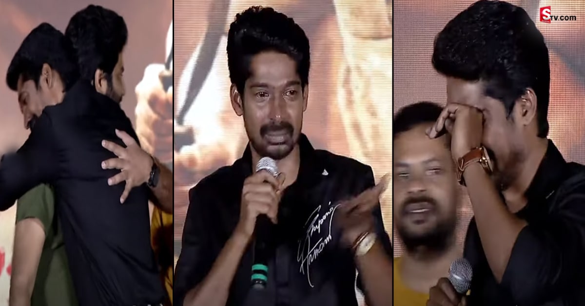 డైరెక్టర్ ను పట్టుకుని స్టేజ్ పై ఎమోషనల్ అయిన ధన్ రాజ్!