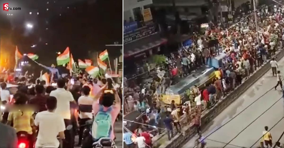 వీడియో: పాక్‌పై ప్రతీకారం తీర్చుకున్న టీమిండియా! అంబరాన్ని అంటిన సంబరాలు