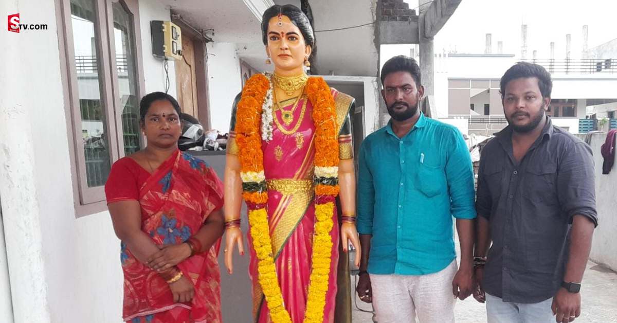 కదిలించే జ్ఞాపకం: సోదరి మరణం తట్టుకోలేక విగ్రహం చేయించిన తోబుట్టవులు!