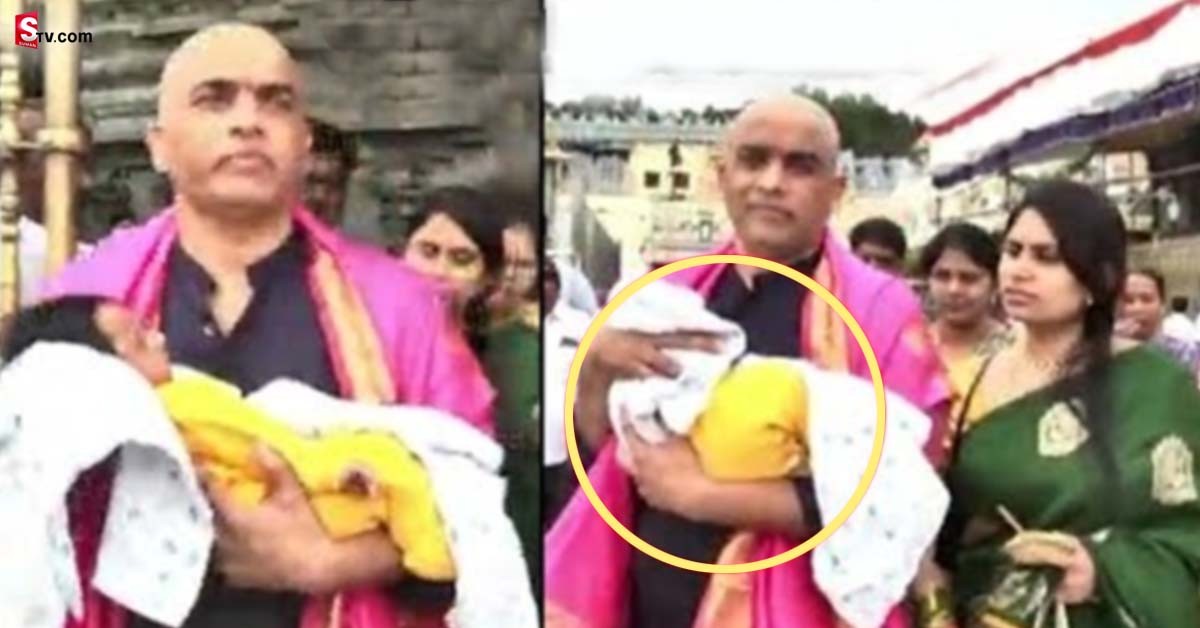 కొడుకుతో తిరుమల శ్రీవారిని దర్శించుకున్న నిర్మాత దిల్ రాజు!
