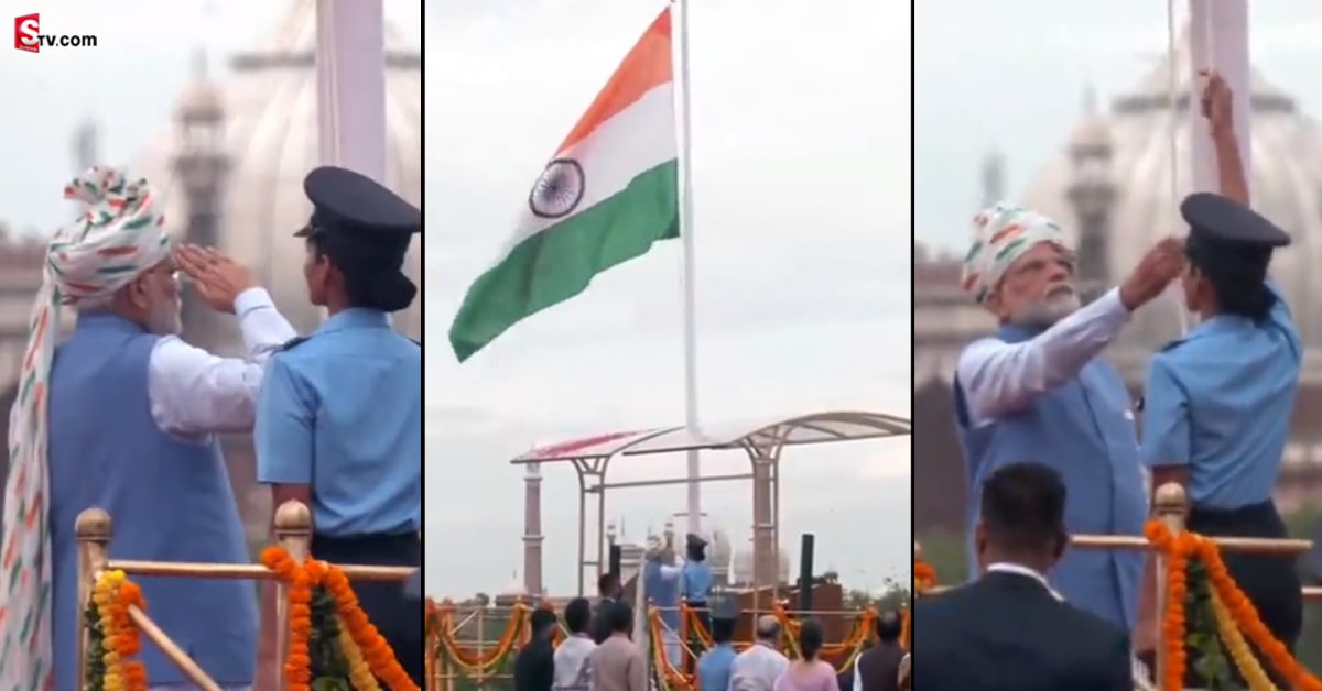 Independence Day: 76వ స్వాతంత్య్ర దినోత్సవ వేడుకలు.. ఎర్రకోట మీద జెండా ఎగరేసిన మోదీ!