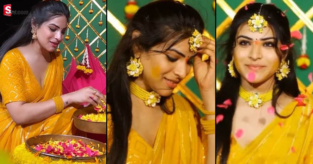 Priyanka Singh: వైరల్ అవుతున్న ప్రియాంక సింగ్ హల్దీ ఫంక్షన్ ఫోటోలు..! పెళ్లి ఫిక్స్?