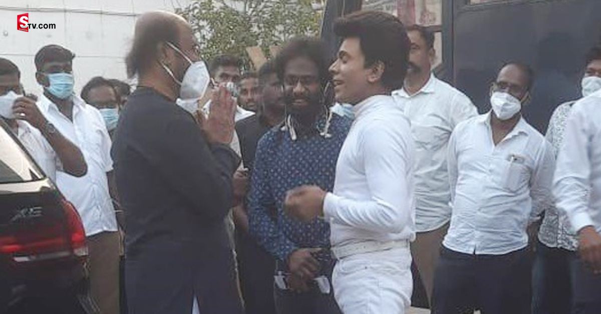 సూపర్ స్టార్ రజనీకాంత్ తో “ది లెజండ్ శరవణన్”! పిక్ వైరల్!