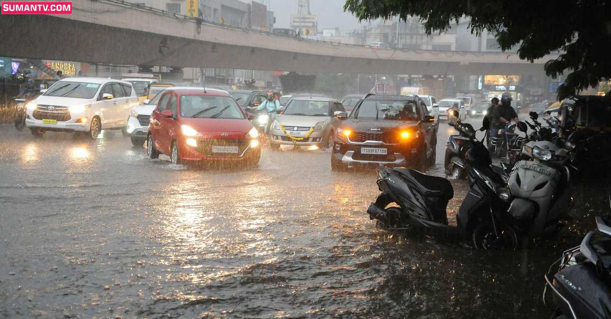 బ్రేకింగ్: హైదరాబాద్ లో ఉరుములు, మెరుపులతో కూడిన భారీ వర్షం..