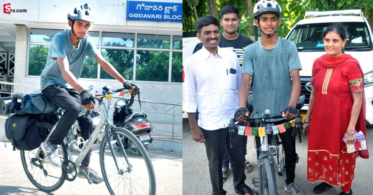 తమిళనాడు-లద్దాఖ్ సైకిల్ యాత్ర చేసిన 15 ఏళ్ల తెలుగు కుర్రాడు!