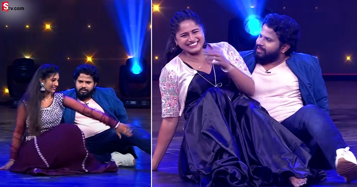 ఇద్దరమ్మాయిలతో హైపర్ ఆది ఫ్లోర్ స్టెప్స్! వీడియో వైరల్!