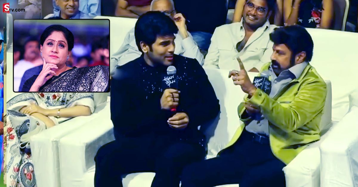 బాలయ్యకు అల్లు శిరీష్‌ కొంటె ప్రశ్న.. ‘‘విజయశాంతి.. ఊర్వశా.. రాక్షసా..?’’