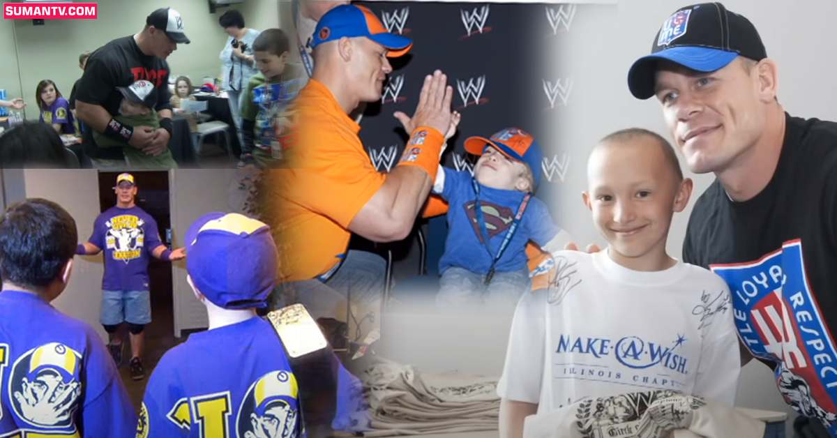 John Cena: మనసున్న మారాజు ‘జాన్‌ సెనా’.. పిల్లల కోర్కెలు తీర్చి గిన్నిస్‌ రికార్డుకు ఎక్కాడు!