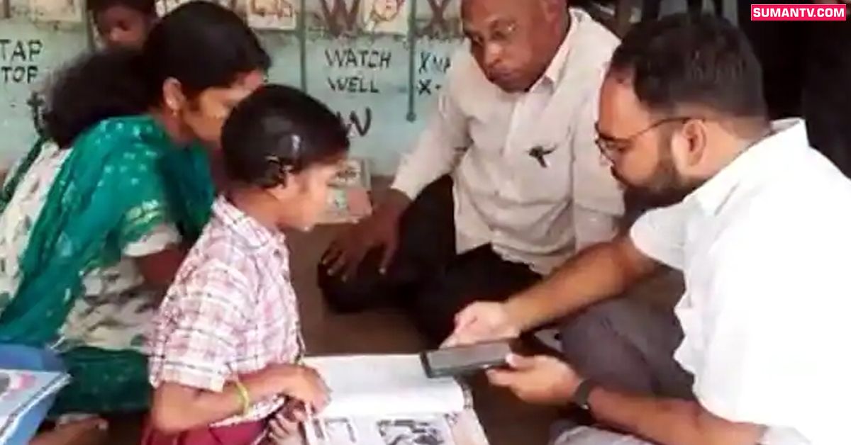 ఉపాధ్యాయుడిగా మారిన జిల్లా కలెక్టర్.. ఎందుకంటే?