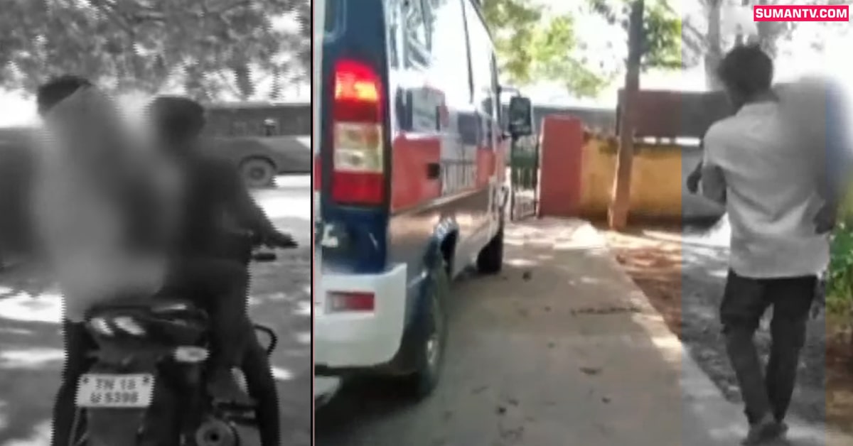 మానవత్వం మరిచిన అంబులెన్స్ డ్రైవర్లు! బైక్ పై బాలుడి మృతదేహం తరలించిన తండ్రి!