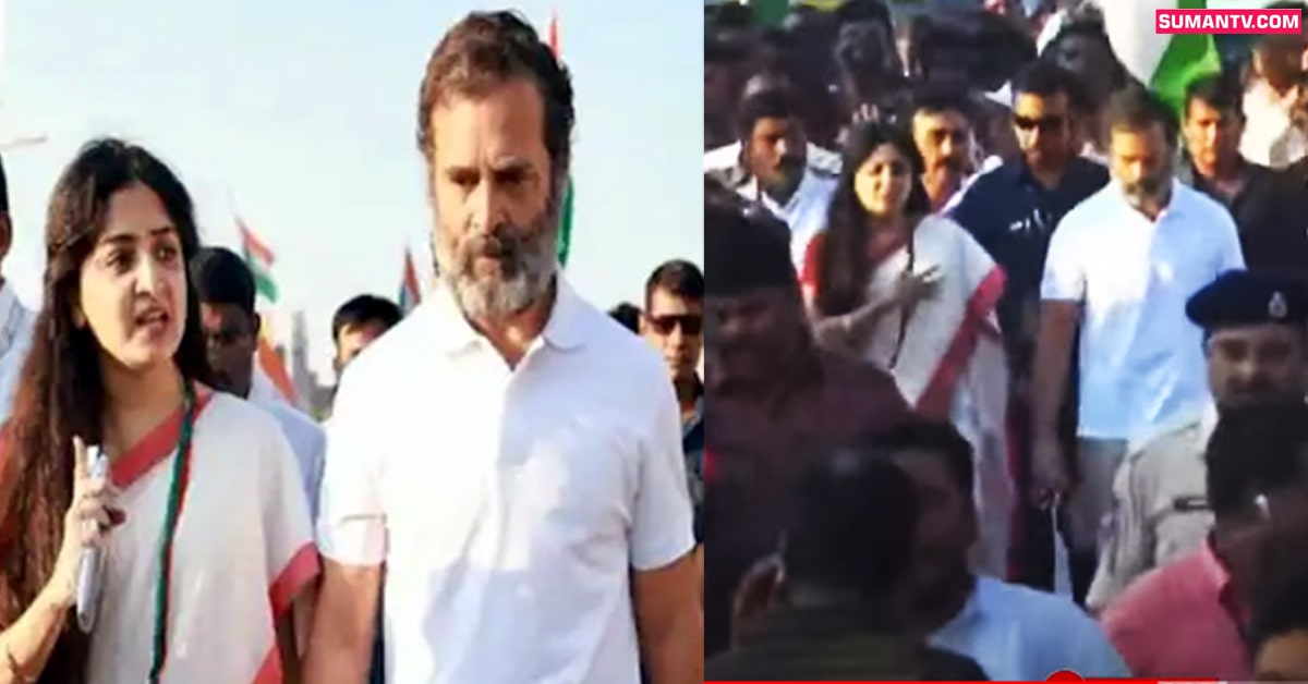 రాహుల్‌ పాదయాత్రలో నటి పూనమ్‌ కౌర్‌.. వైరలవుతోన్న ఫోటో!