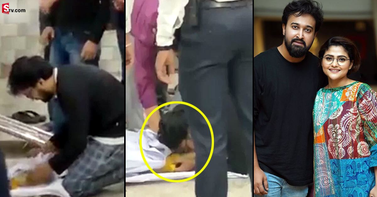 వీడియో: హీరోయిన్ పాదాలను పట్టుకుని వెక్కి వెక్కి ఏడ్చేసిన ప్రియుడు!