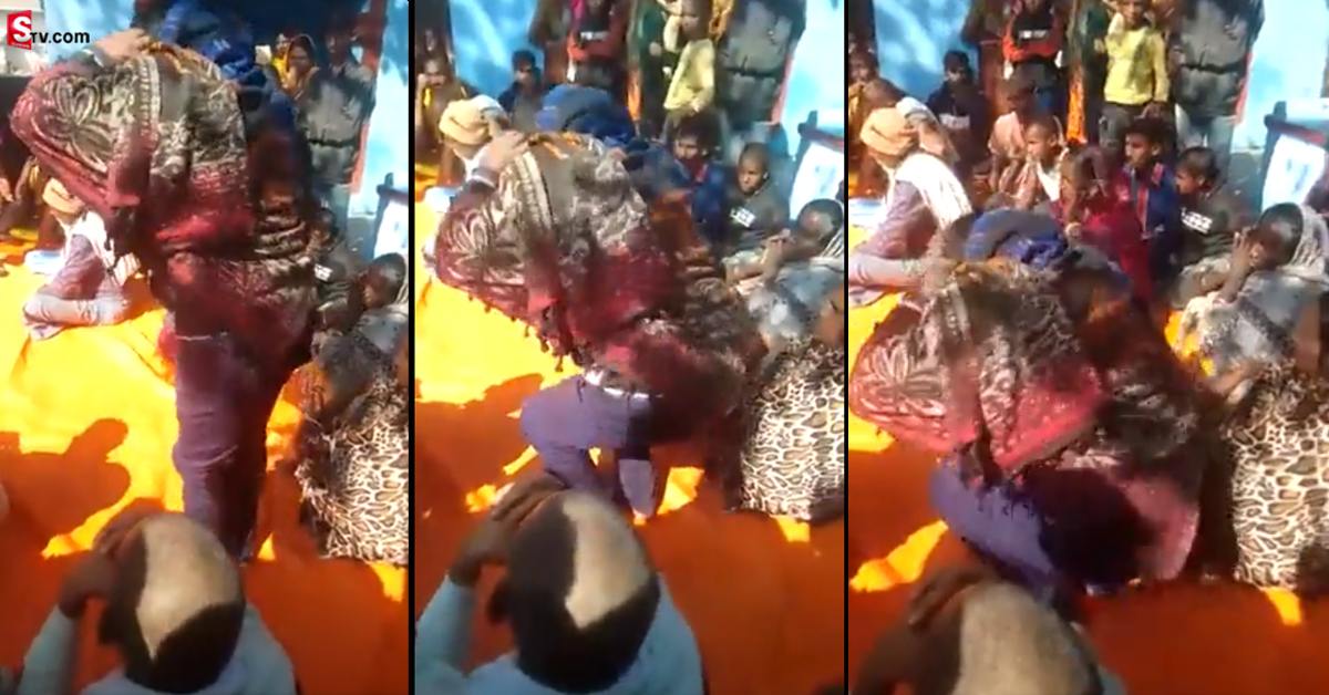 వీడియో: దారుణం.. చిన్నారిపై అత్యాచారం చేసిన నిందితుడికి 5 గుంజీల శిక్ష!