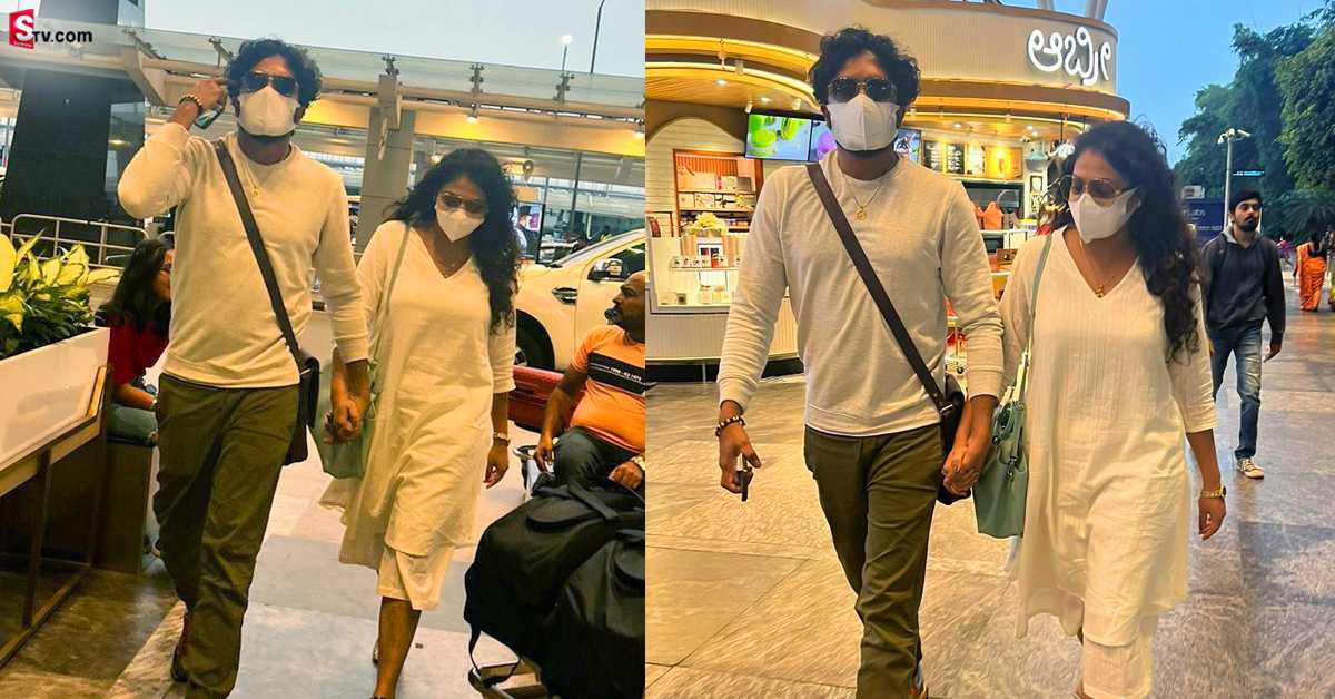 ఎయిర్ పోర్టులో ప్రియుడితో స్టార్ హీరోయిన్! పిక్స్ వైరల్!