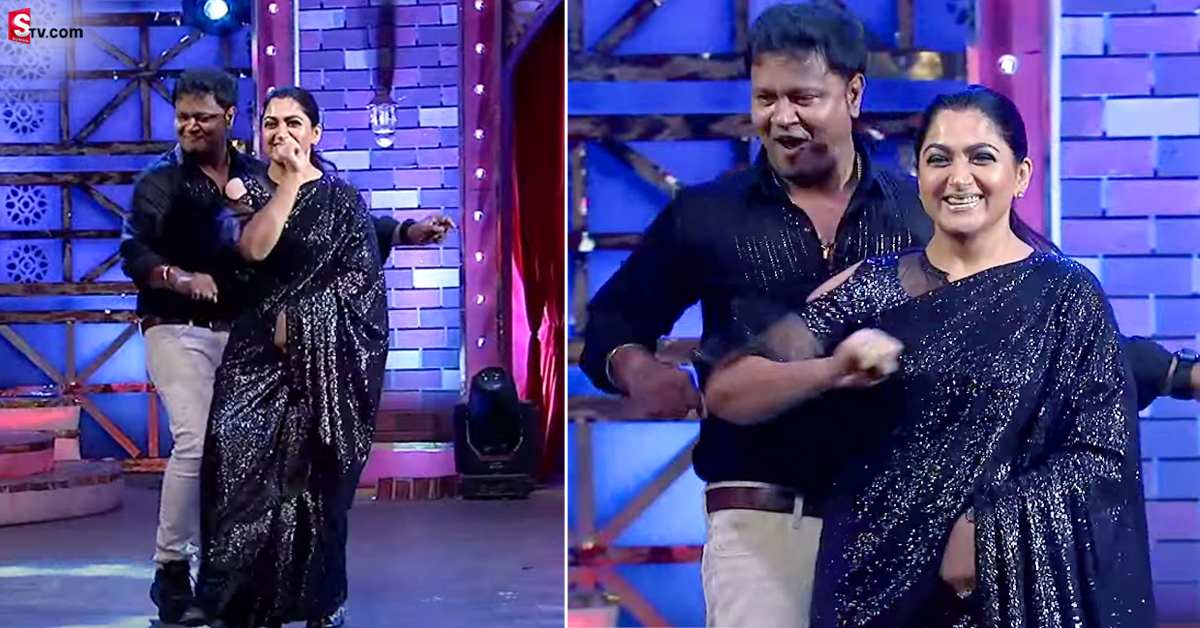 బుల్లెట్ భాస్కర్ తో కుష్బూ సూపర్ డ్యాన్స్.. వీడియో వైరల్!