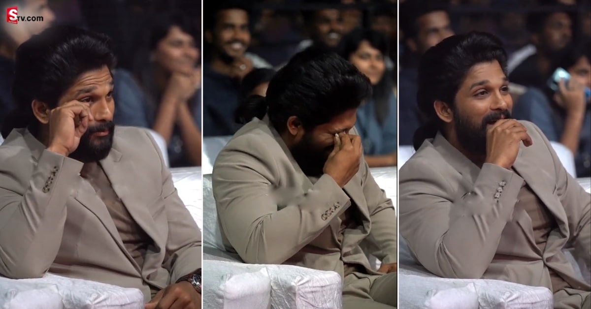 అల్లు శిరీష్ మాటలకు కన్నీళ్లు పెట్టుకున్న అల్లు అర్జున్!