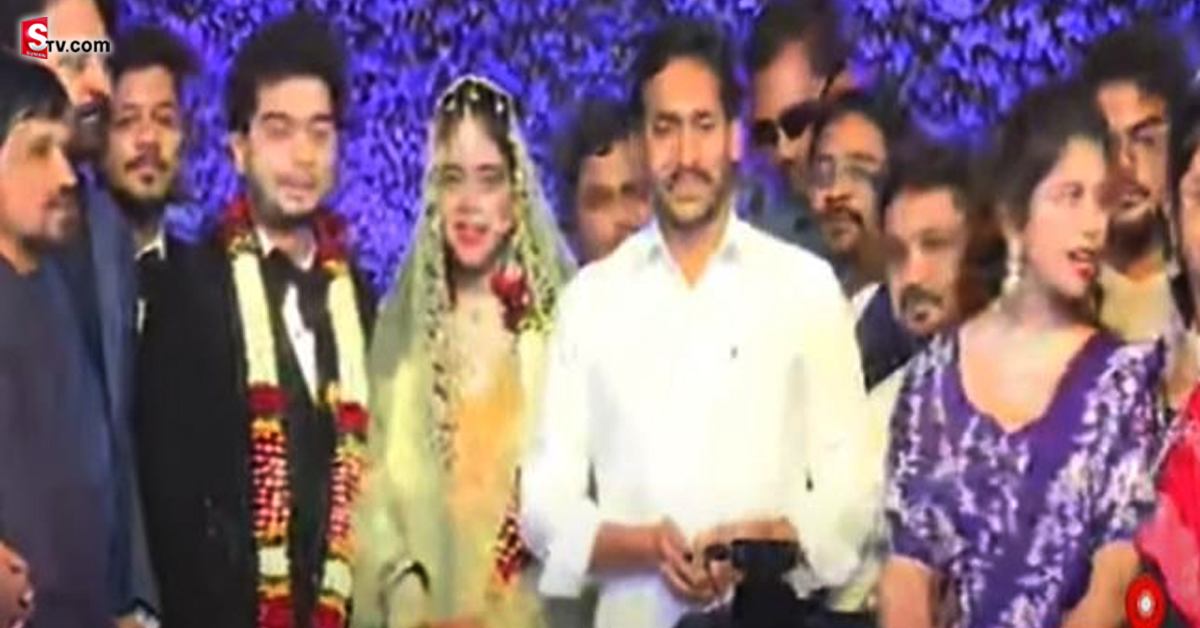 అలీ కుమార్తె వివాహ రిసెప్షన్ కు హాజరైన ఏపీ సీఎం జగన్..