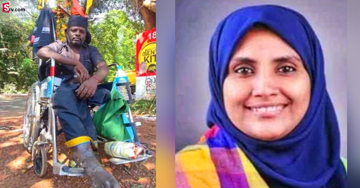 టీచర్ కోసం వీల్ చైర్ పై శబరిమలకు దివ్యాంగుడు! ఎందుకంటే