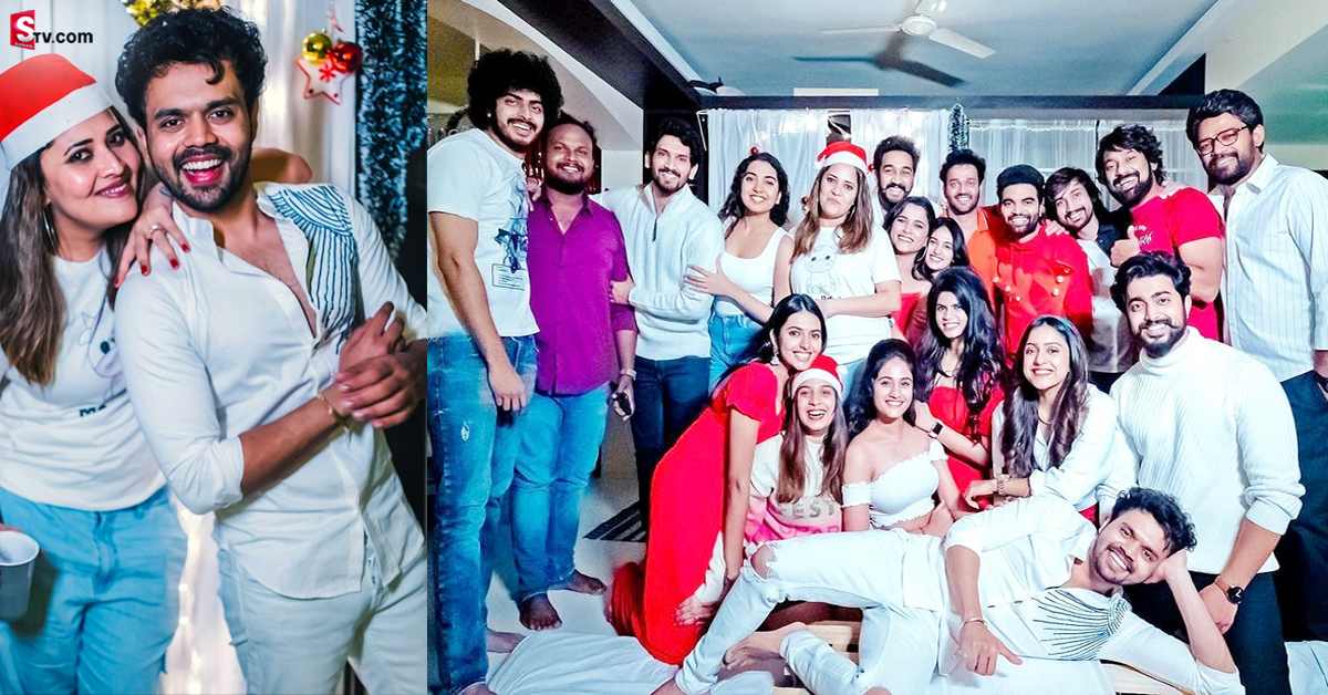 నిఖిల్ సింహా ఇచ్చిన క్రిస్మస్ పార్టీలో తారల సందడి.. ఫొటోలు వైరల్!