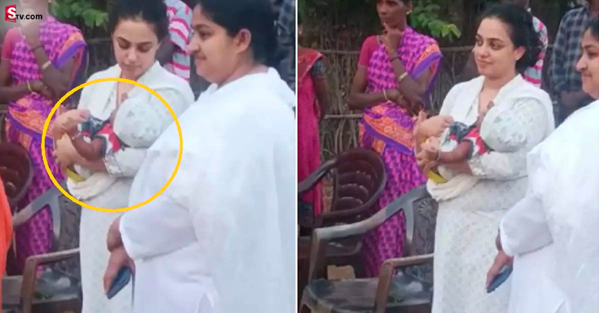 చేతిలో పసిబిడ్డతో నిత్యామీనన్‌.. వైరలవుతోన్న ఫోటో!