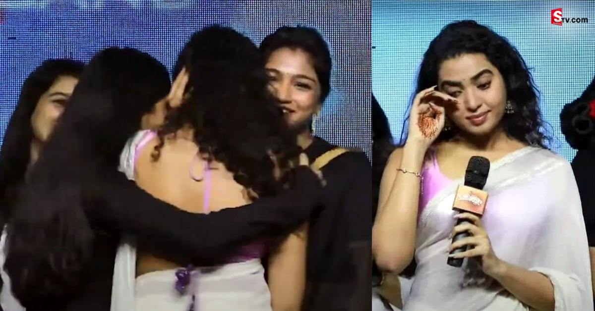 వీడియో: స్టేజ్ పై కన్నీరు పెట్టుకున్న శివాత్మిక రాజశేఖర్..!!