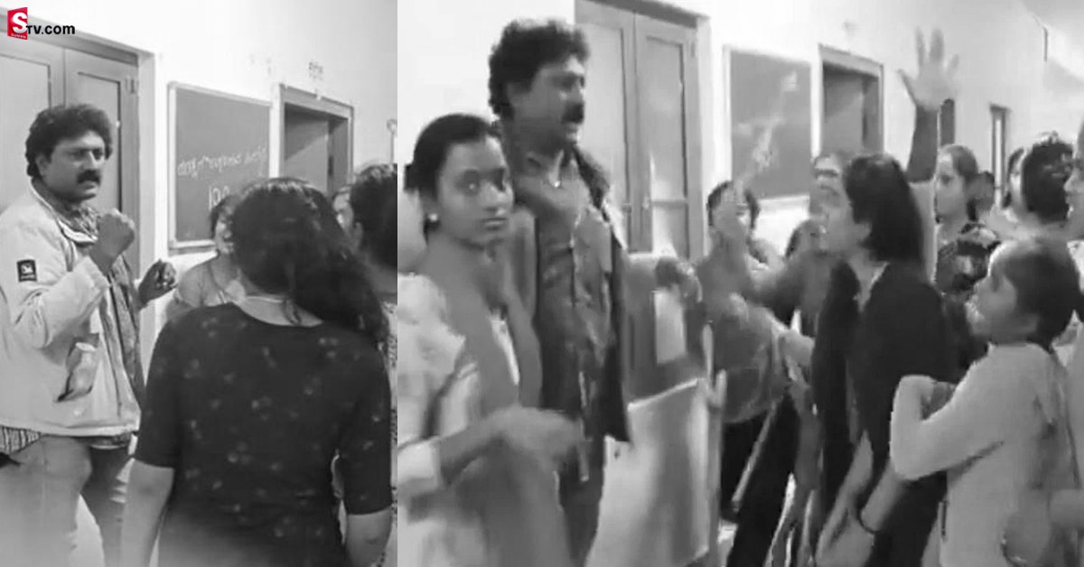 వీడియో: విద్యార్థినిపై కన్నేసిన హెడ్ మాస్టర్.. కీచకుడి భరతం పట్టిన విద్యార్థినులు..