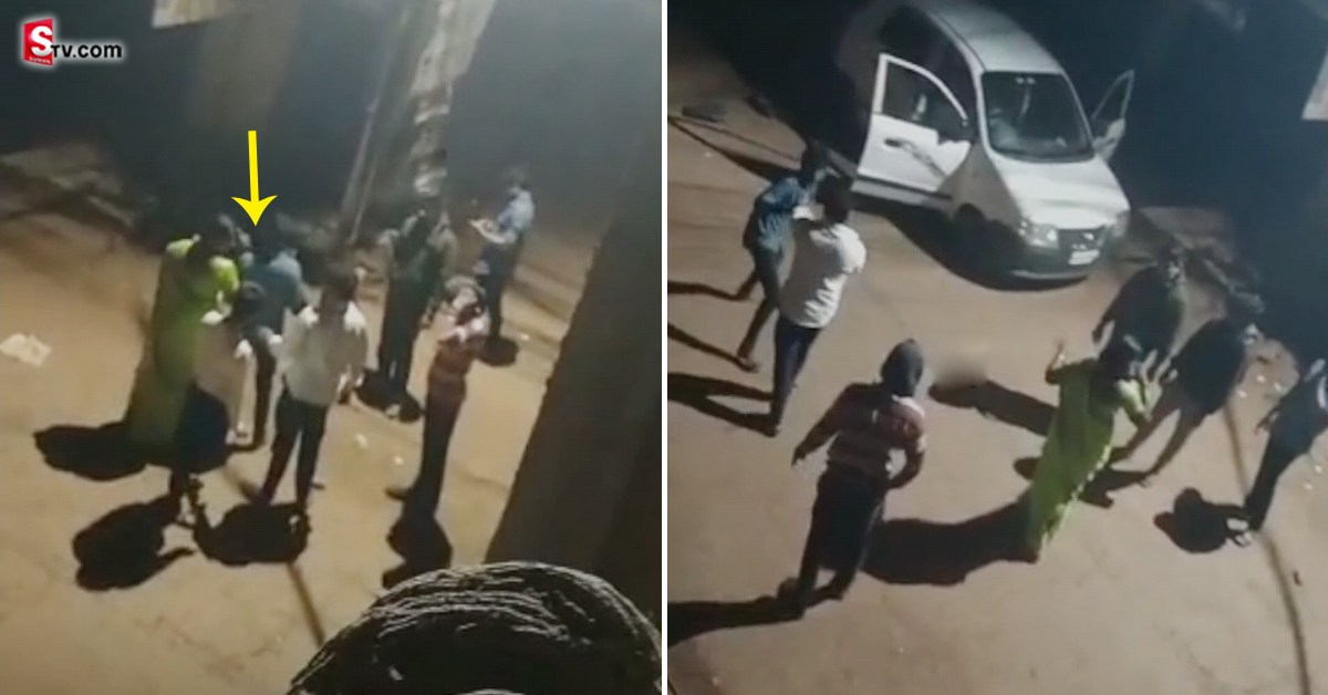 అర్థరాత్రి రెచ్చిపోయిన యువకులు! భర్త ముందే భార్యపై పాడుపని!