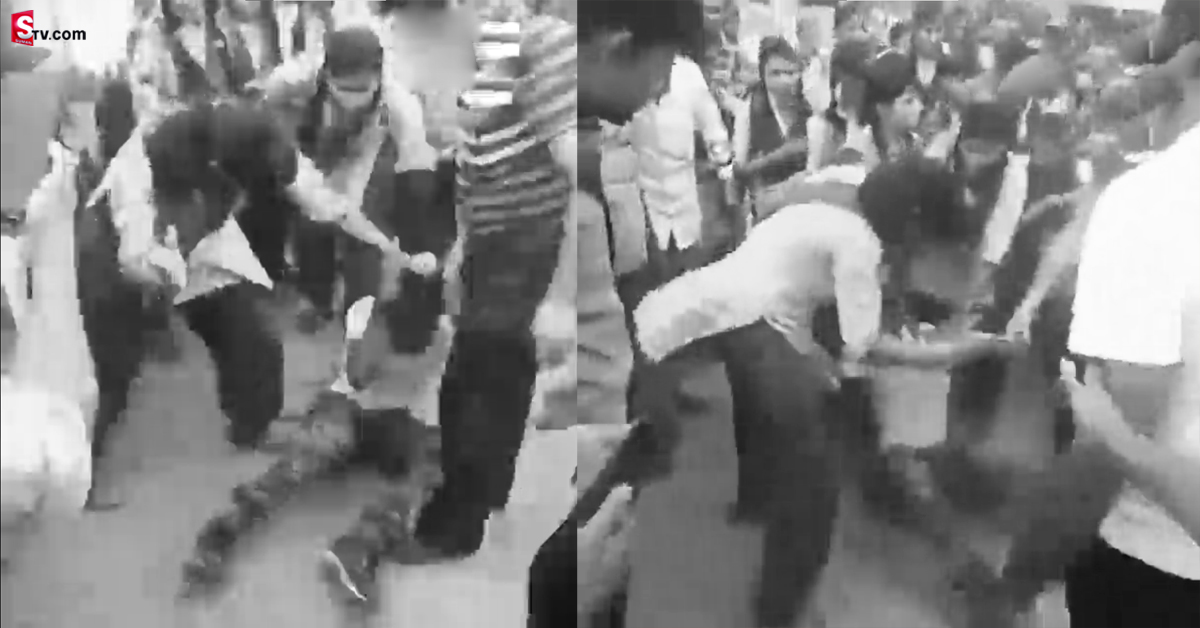 వీడియో: ప్రేమ పేరుతో యువకుడి టార్చర్! నడిరోడ్డుపై చితక్కొట్టిన అమ్మాయిలు
