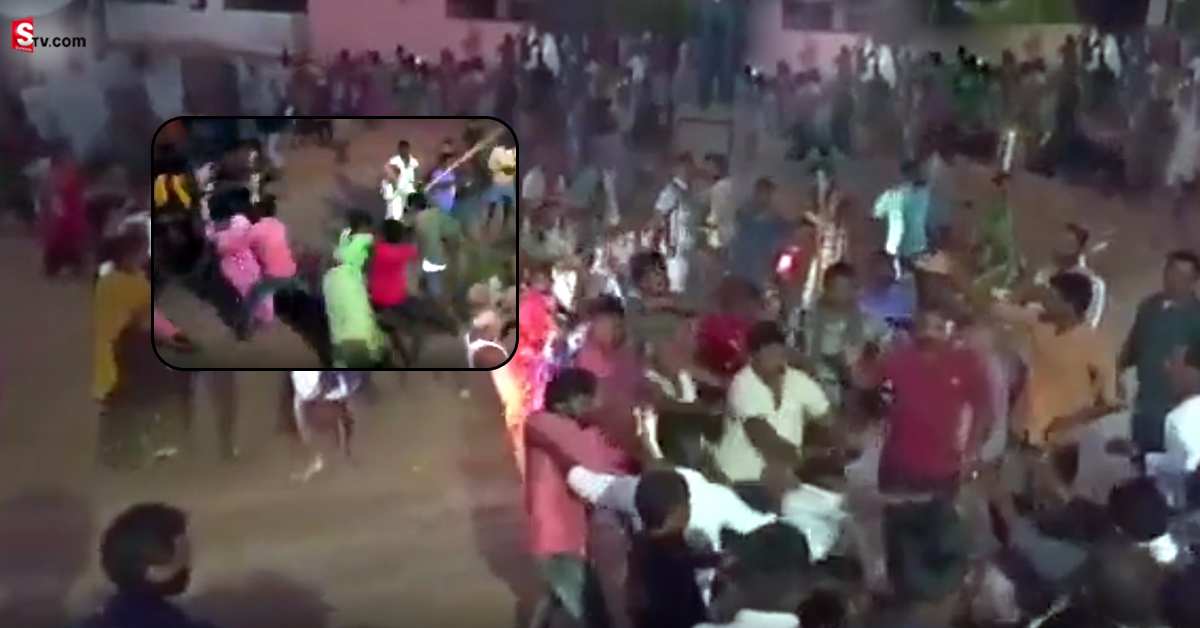 వీడియో: వాలీబాల్ టోర్నీలో వివాదం.. సినిమా లెవల్ ల్లో ఫైటింగ్!