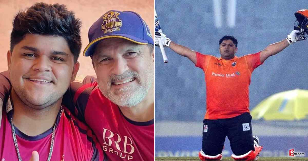 పాక్ మాజీ క్రికెటర్ కొడుకు సునామీ ఇన్నింగ్స్! 9 ఫోర్లు, 8 సిక్సర్లతో..