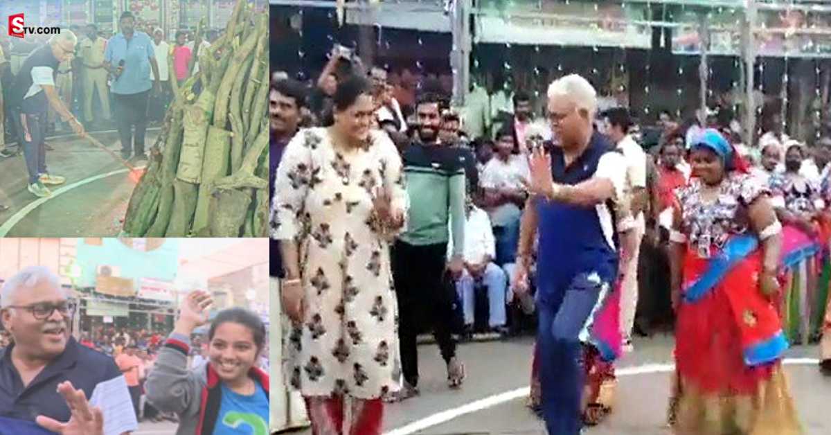 వీడియో: భోగి వేడుకల్లో డ్యాన్స్ తో హోరెత్తించిన మంత్రి అంబటి..!