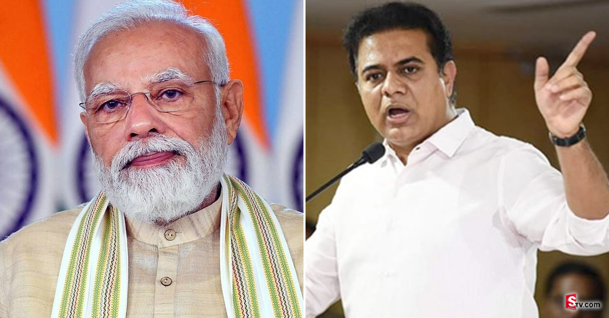 మోదీపై నిప్పులు చెరిగిన కేటీఆర్! మోదీ ఎవరికి దేవుడు? అంటూ!