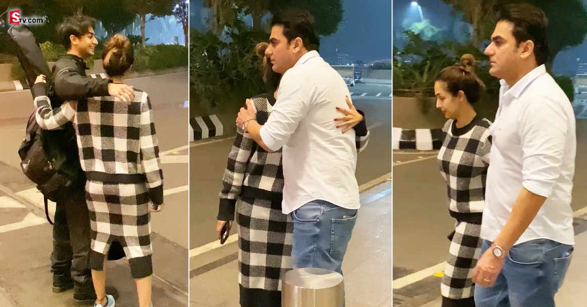 మలైకా అరోరాను హత్తుకున్న మాజీ భర్త అర్బాజ్ ఖాన్..!